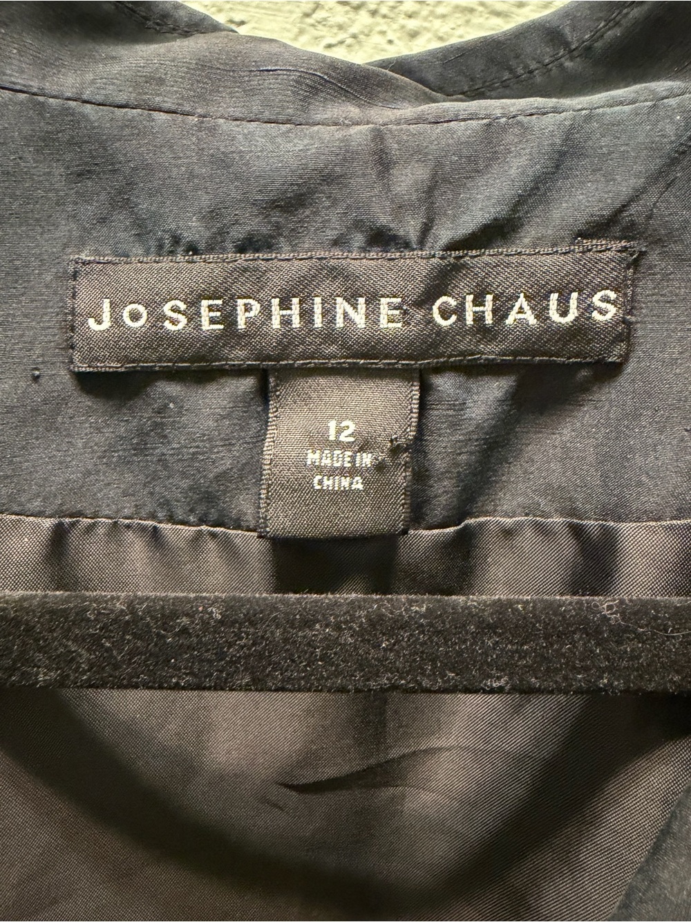Josephine Chaus Slate Gray Sleeveless Button Front Blouse - Picture 3 of 3